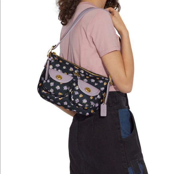 Coach vintage floral print shoulder bag - Picture 7 of 9